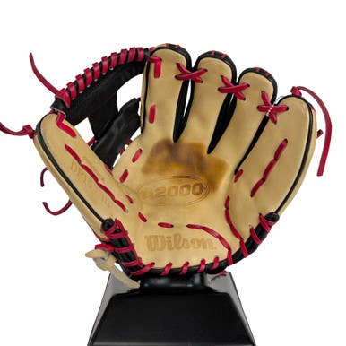 Used Wilson A2000 DP15 BB/SB Glove RH Throw Black And Tan 11 1/2" 11506-S000297031