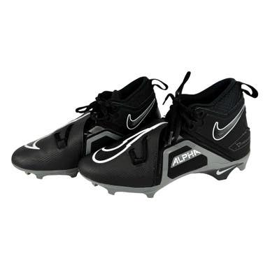 Used Nike ALPHA MENACE Adult FB Cleats Black Senior 8 11506-S000297098