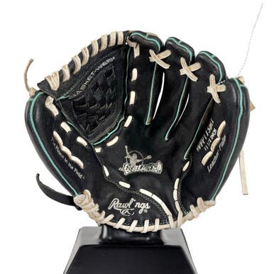 Used Rawlings FASTPITCH WFP115MT RH Throw Fastpitch Gloves Black 11 1/2" 11506-S000297135