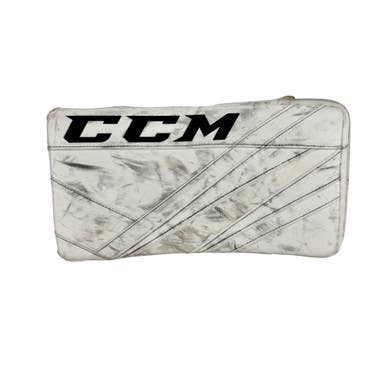 Used CCM EFLEX 5.5 Senior Goalie Blocker White 11506-S000297154