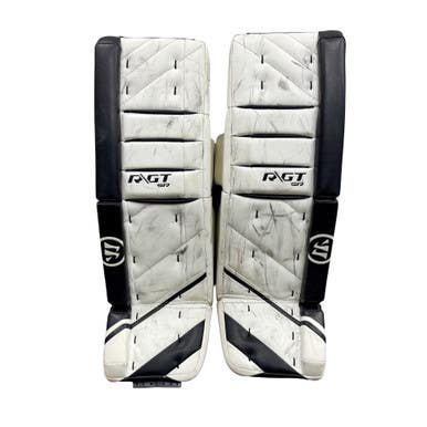 Used Warrior RITUAL GT Goalie Leg Pads Senior White 34" 11506-S000297159