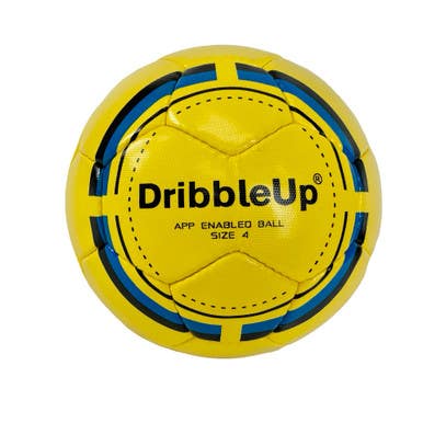 Used DRIBBLE UP APP ENABLED All Size Soccer Ball Yellow 4 11506-S000297230