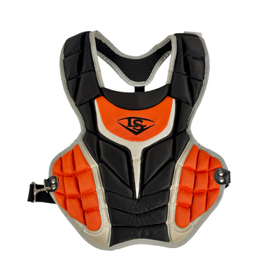 Used Louisville Slugger PG SERIES Catchers Chest Protector Orange Youth 11506-S000298282