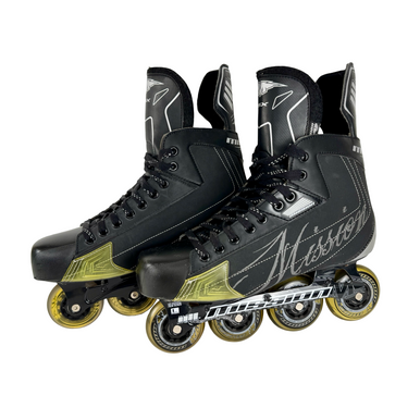 Used Mission BSX Roller Hockey Skates Black Senior 11 11506-S000298291