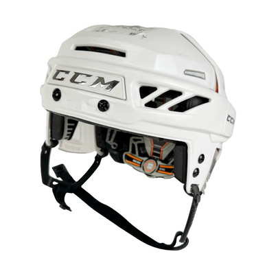 Used CCM FITLITE 3DS Hockey Helmet Only White SM 11506-S000299172