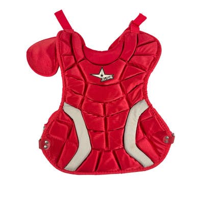 Used All-Star CP79PS Catchers Chest Protector Red Intermed 11506-S000299188