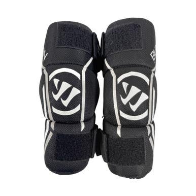 Used Warrior BURN NEXT Lacrosse Arm Pads/Guards Black Youth 11506-S000299197