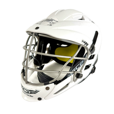 Used Cascade CS-R Lacrosse Helmet White MD 11506-S000299329