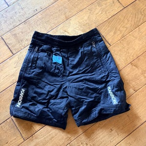 Black Medium Kids Unisex Karbon Shorts (Used)