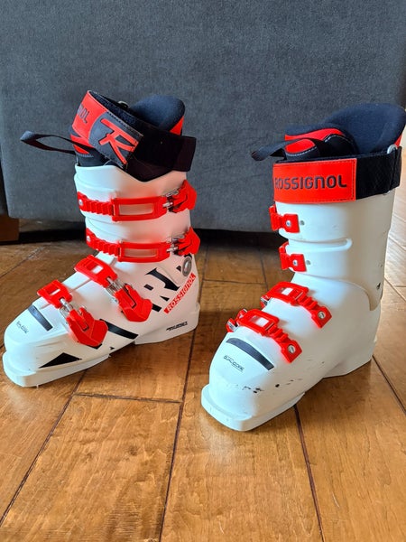 Mondo 24 & 24.5 Unisex Rossignol Hero World Cup Ski Boots Soft Flex (Used)
