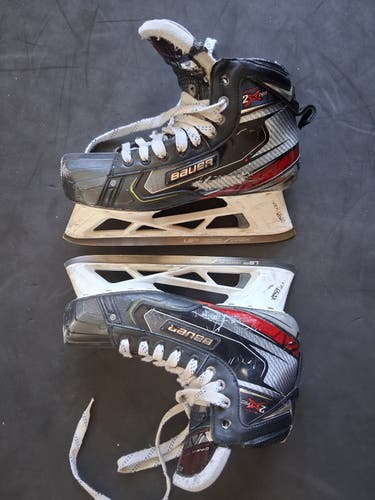 Bauer Vapor 2X Pro Hockey Goalie Skates 9.5 (Used)