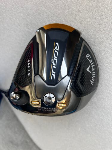 *Mint* Men's Callaway Rogue ST Triple Diamond LS Right Handed Driver Extra Stiff Flex Adj. 9 Loft
