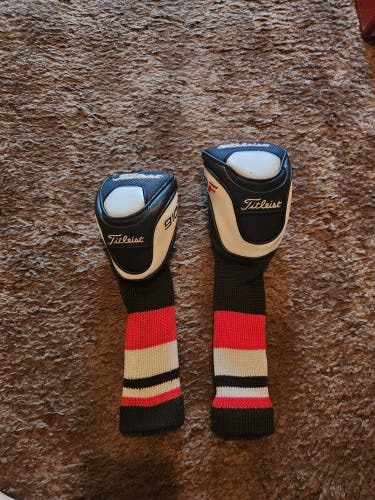 (2) Titleist Golf Head Covers 910 F Fairway Wood / 910 H Hybrid