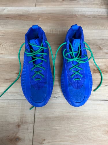 Adidas AE1 mid basketball show in Velocity Blue