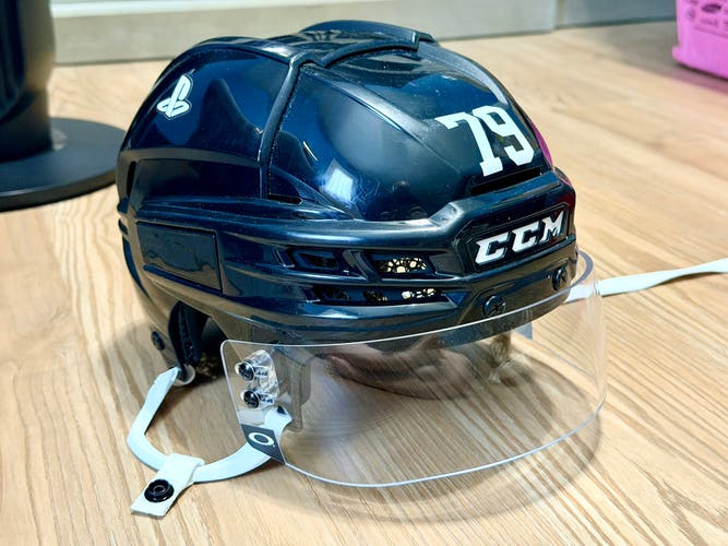 Large CCM Super Tacks X Helmet & Oakley visor/shield (Used)