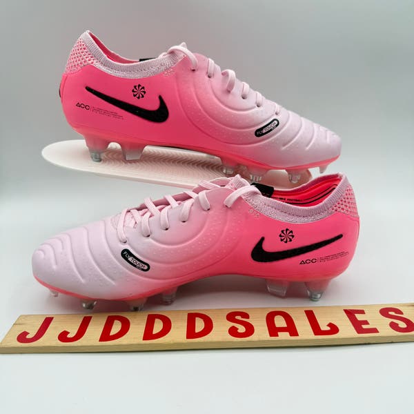 Nike Tiempo Legend 10 Elite SG Pro AC Soccer Cleats Pink  display picture 1