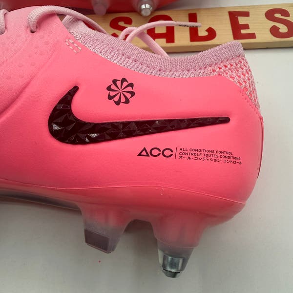 Nike Tiempo Legend 10 Elite SG Pro AC Soccer Cleats Pink FN7277-601 Men’s Sz 6.5 Nike Tiempo Legend 10 Elite SG Pro AC Soccer Cleats Pink  main image 3