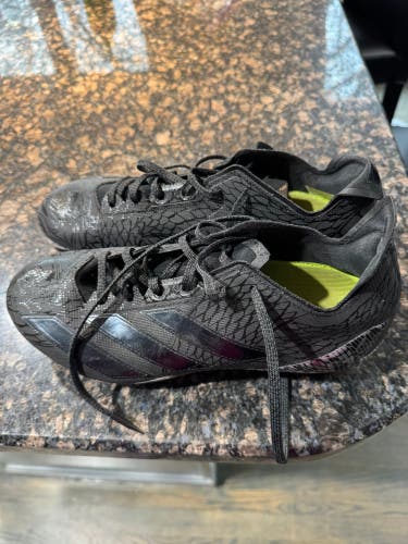 Men's Size M 10.0 (W 11.0) Adidas Adizero Electric Low Top Molded Cleats (Used)