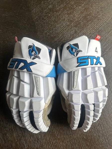 Johns Hopkins University STX Rzr Lacrosse Gloves (Used)