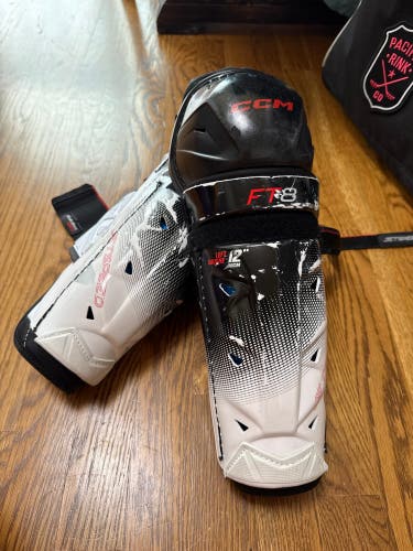 Junior CCM JetSpeed FT8 12" Shin Pads (Used)