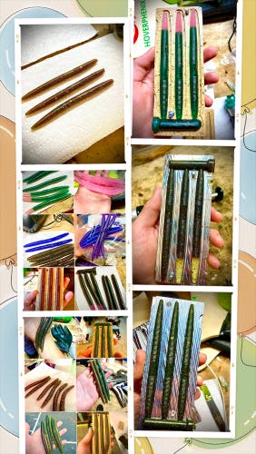 Any color custom senkos any amount any color. 85 cents each