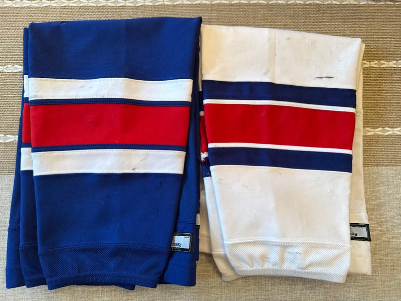 Rochester Americans Home and Away Pro Stock Reebok Edge Socks (Used)