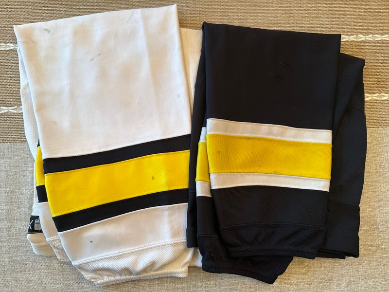 Providence Bruins Home and Away Pro Stock Reebok Edge Socks (Used)
