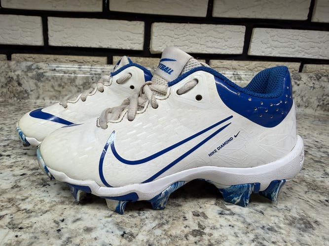 Blue Kid's 11K (Little Kids) Youth Nike Air Diamond Low Top Molded Cleats (Used)