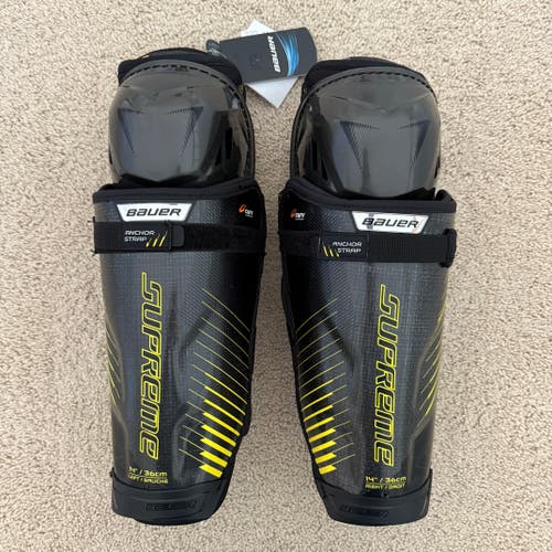 Bauer Supreme 1S Shin Pads 14" Brand New