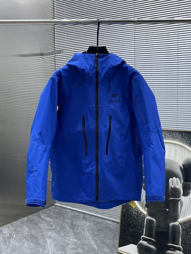 Arc'teryx Alpha SV Gore-Tex Pro Jacket Blue Waterproof Shell Hooded Size M