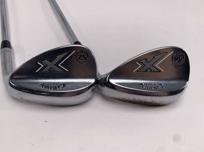 Callaway Forged Chrome Wedge Set 52* 12 | 56* 14 Wedge Steel Mens RH