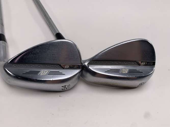 Titleist Vokey SM8 Tour Chrome Wedge Set 54* 10 | 58* 10 Tour C-Taper Mens RH