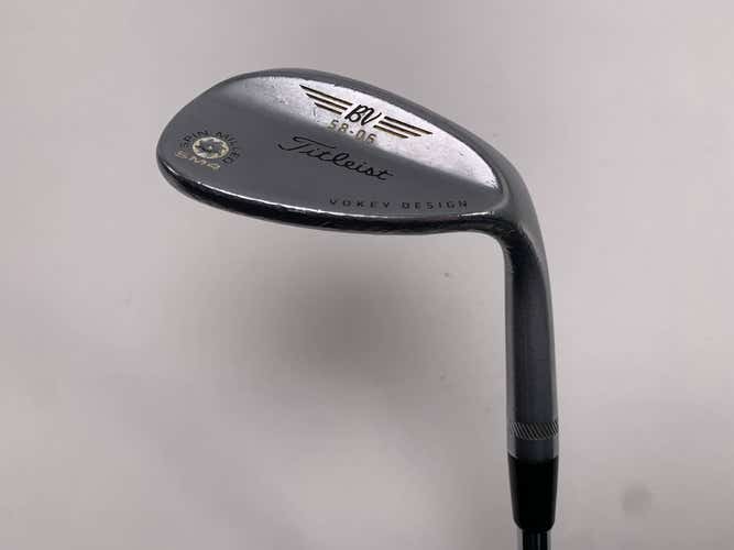 Titleist Vokey Spin Milled SM4 Chrome Lob Wedge LW 58* Wedge Steel Mens RH