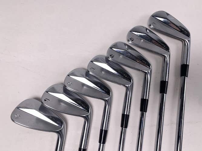TaylorMade P7MB 2021 Iron Set 4-PW KBS Tour 120 Stiff Steel Mens RH -1/2''