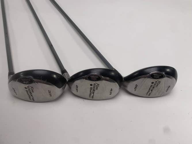 Cobra Baffler 2005 Hybrid Set 3 4 5 | 20* 23* 26* Aldila NV HL 65g Regular RH