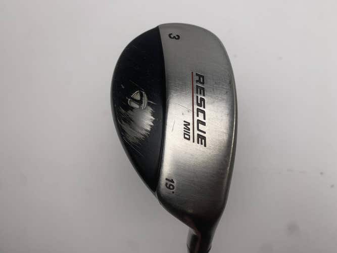 TaylorMade Rescue Mid 3 Hybrid 19* Stiff Graphite Mens RH