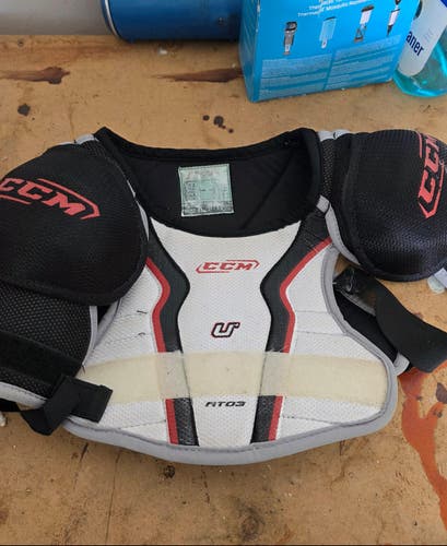 Small Youth CCM U+ Shoulder Pads (Used)