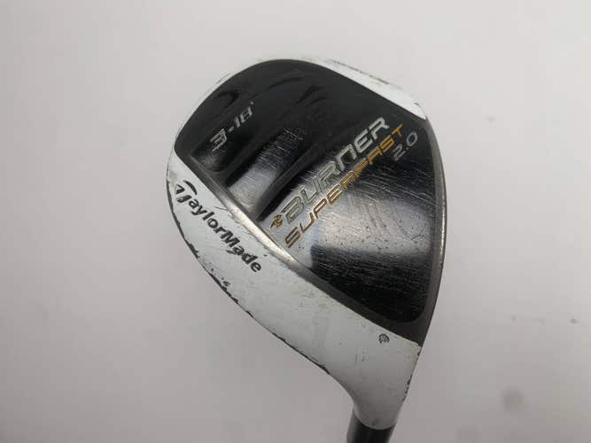 TaylorMade Burner Superfast 2.0 3 Hybrid 18* REAX 60g Stiff Graphite Mens RH