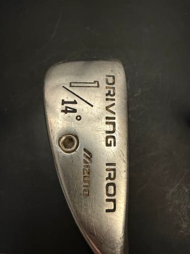 Men’s 1 iron Mizuno Driving Iron Right Handed Regular Flex Steel Shaft (Used)