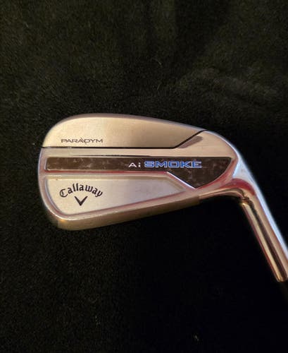Men's Callaway Paradym AI Smoke Right Handed Iron Set Stiff Flex 8 Pieces Steel Shaft (Used)