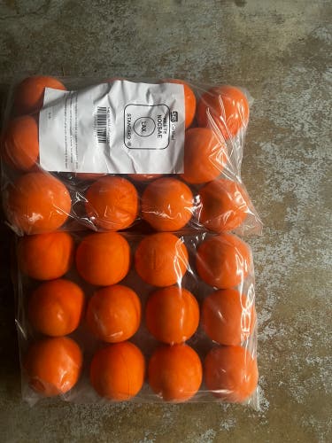 Orange lacrosse balls