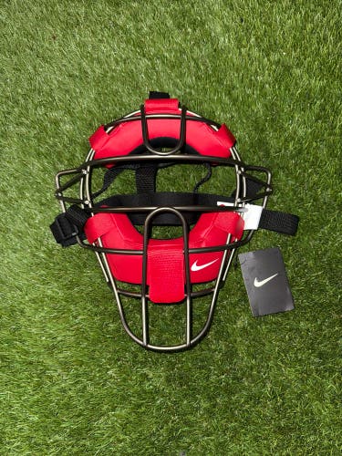 New Nike Titanium Catcher Mask Red