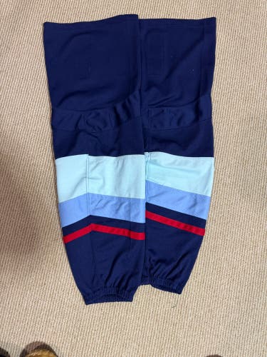 Seattle Kraken Senior Large Athletic Knit HS2100 Socks (Used-Like New)