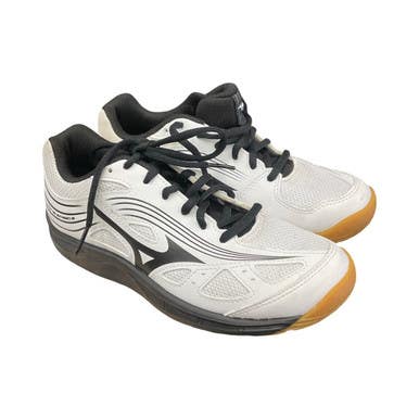 Used Mizuno VB Shoes Adult Black And White Senior 6 11859-S000029635
