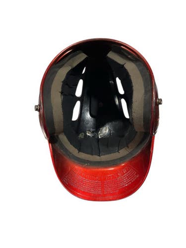 Used Rawlings BB HELMET Batting Helmet No Mask Red MD 11847-S000033376