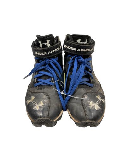 Used Under Armour BB CLEATS BB/SB Cleats Black Junior 03.5 11847-S000033453