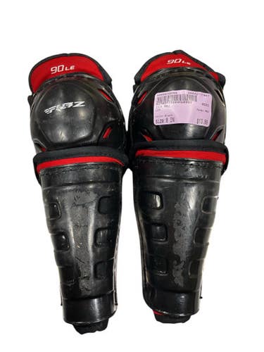 Used CCM RBZ Youth Shin Guards Black 8" 11847-S000033456