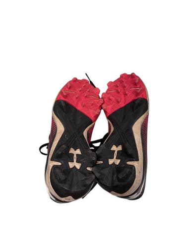 Used Under Armour BB/SB Cleats Pink Junior 01 11847-S000033495