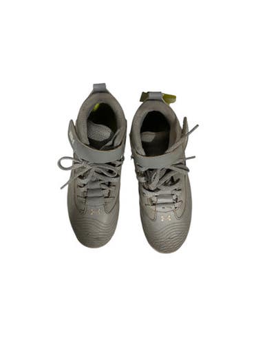 Used Under Armour BB/SB Cleats Grey Junior 02.5 11847-S000033509