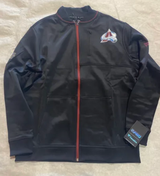 Fanatics Colorado Avalanche Player Issued Full Zip Jacket size Medium & Large